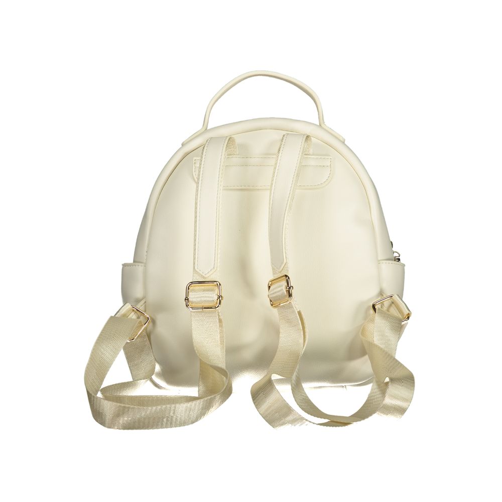 Mario Valentino Weißer Rucksack aus Polyethylen