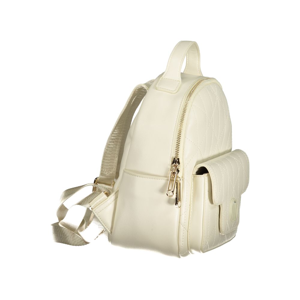 Mario Valentino Weißer Rucksack aus Polyethylen