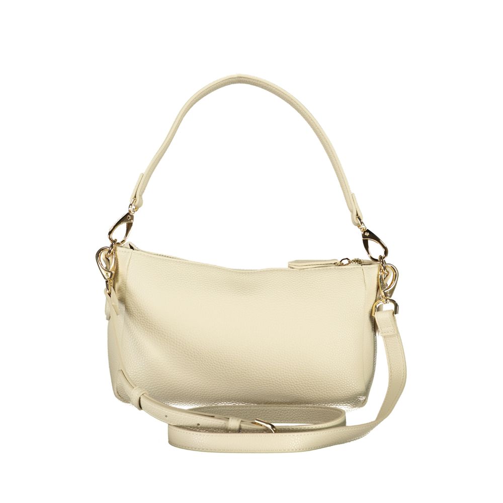 Mario Valentino Beige Polyurethane Damen Handtasche