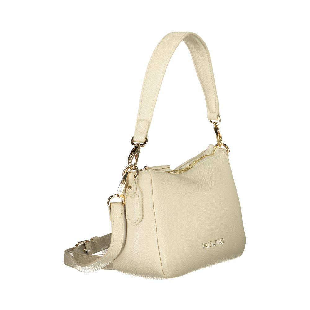 Mario Valentino Beige Polyurethane Damen Handtasche