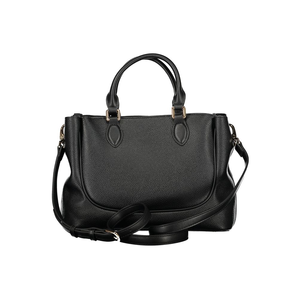 Mario Valentino Nero Polyurethane Damenhandtasche