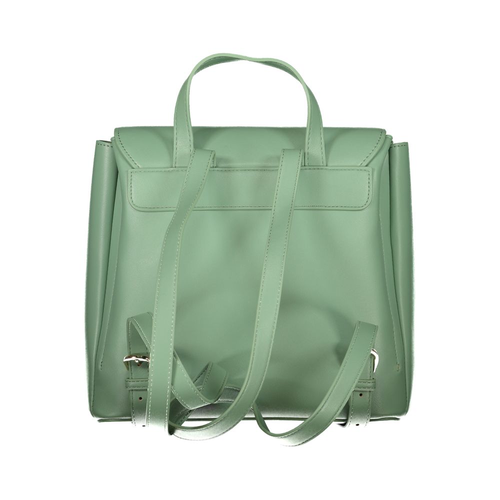 Mario Valentino Grüner Rucksack aus Polyurethan für Damen