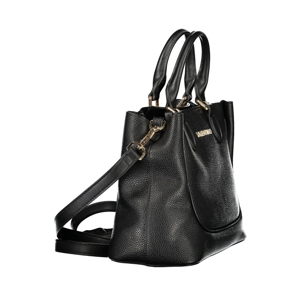 Mario Valentino Nero Polyurethane Damenhandtasche