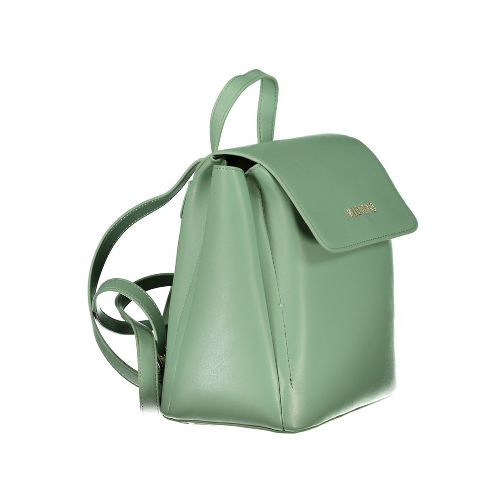 Mario Valentino Grüner Rucksack aus Polyurethan für Damen