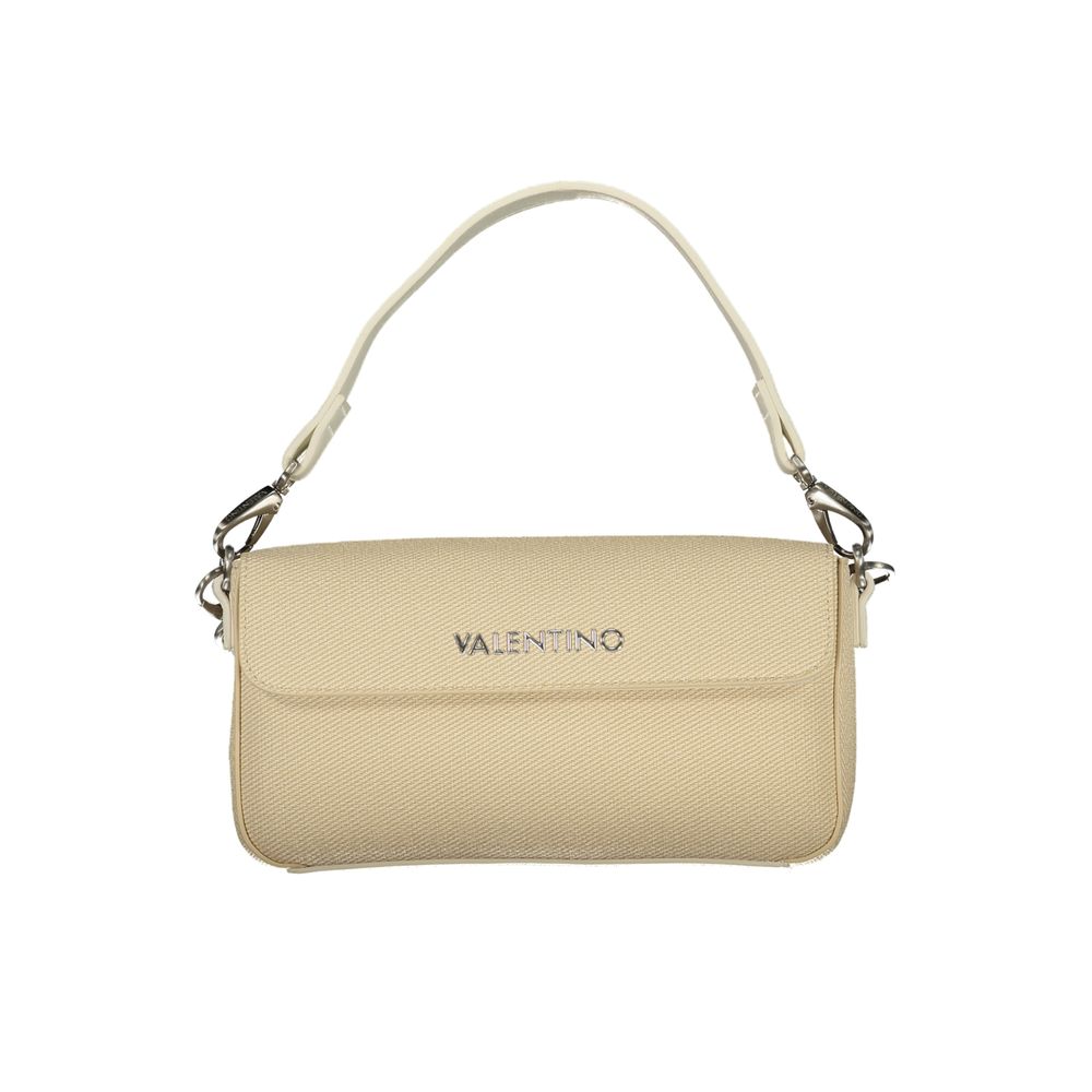 Mario Valentino Weiße Damen-Handtasche aus Polyurethan