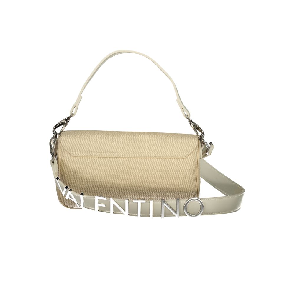 Mario Valentino Weiße Damen-Handtasche aus Polyurethan
