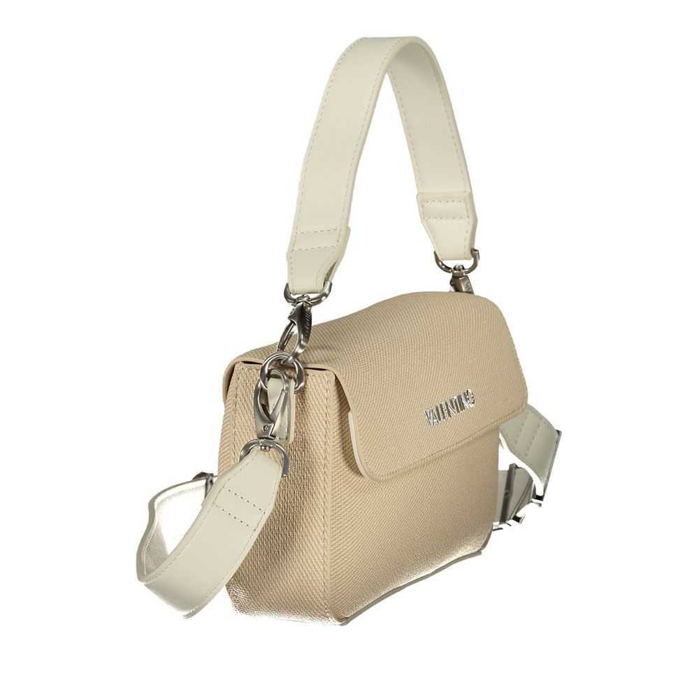 Mario Valentino Weiße Damen-Handtasche aus Polyurethan