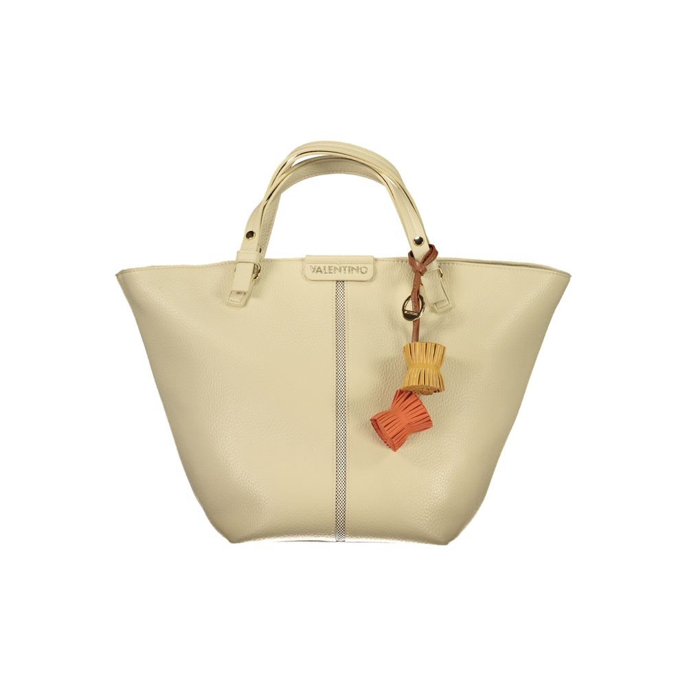 Mario Valentino Beige Polyurethan Damentasche