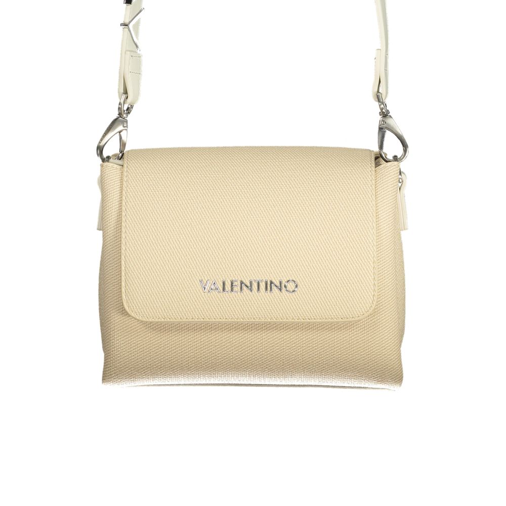 Mario Valentino Beige Polyurethane Damen Handtasche