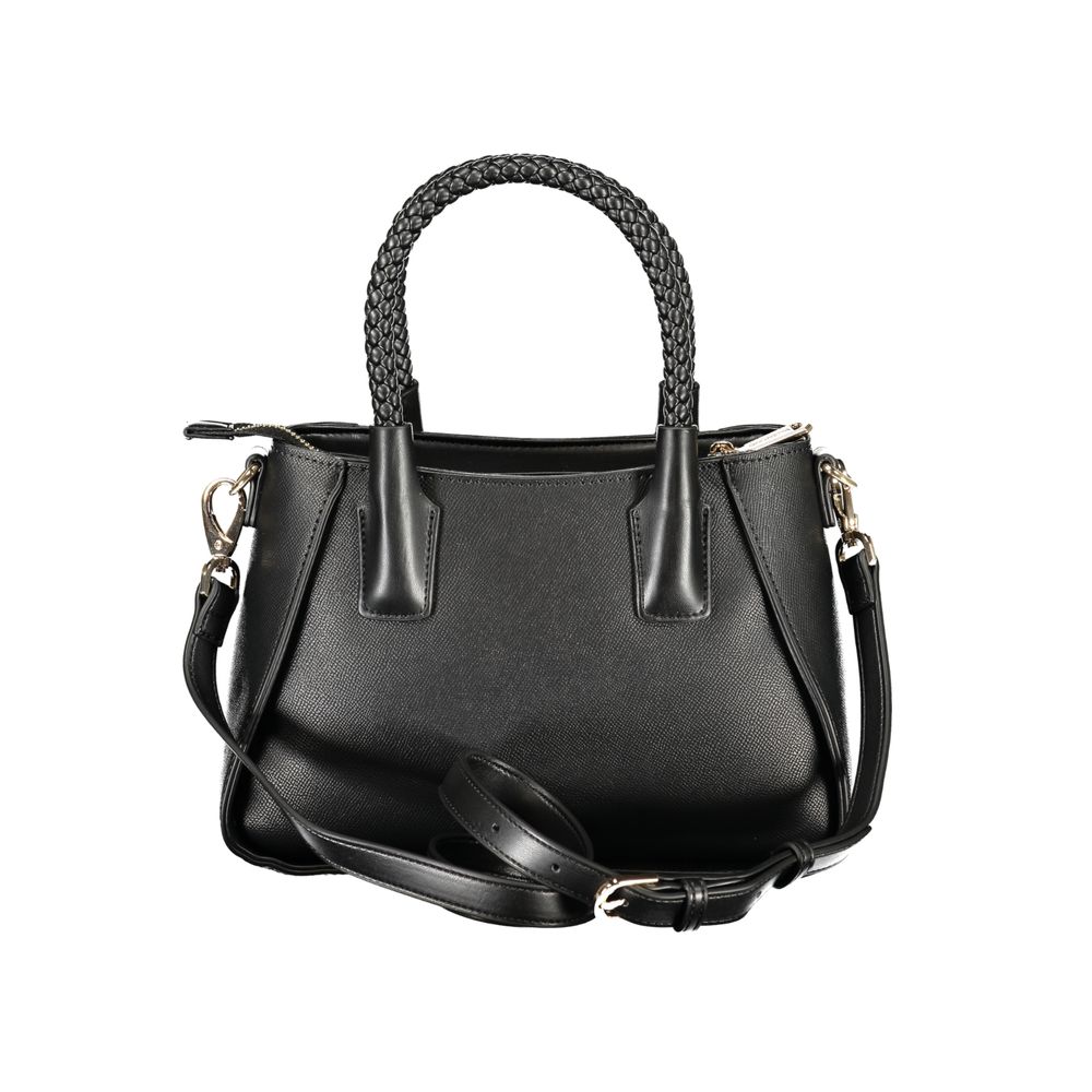 Mario Valentino Black Polyurethane Women's Bag
