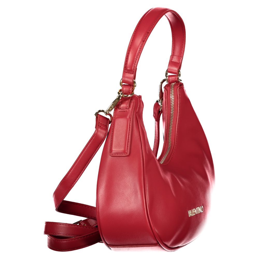 Women's Mario Valentino Red Polyurethane Shoulder Bag