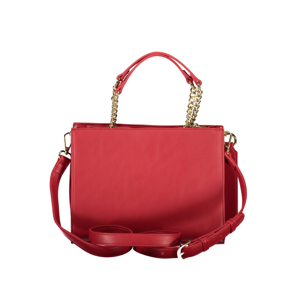 Mario Valentino Rote Handtasche aus Polyethylen