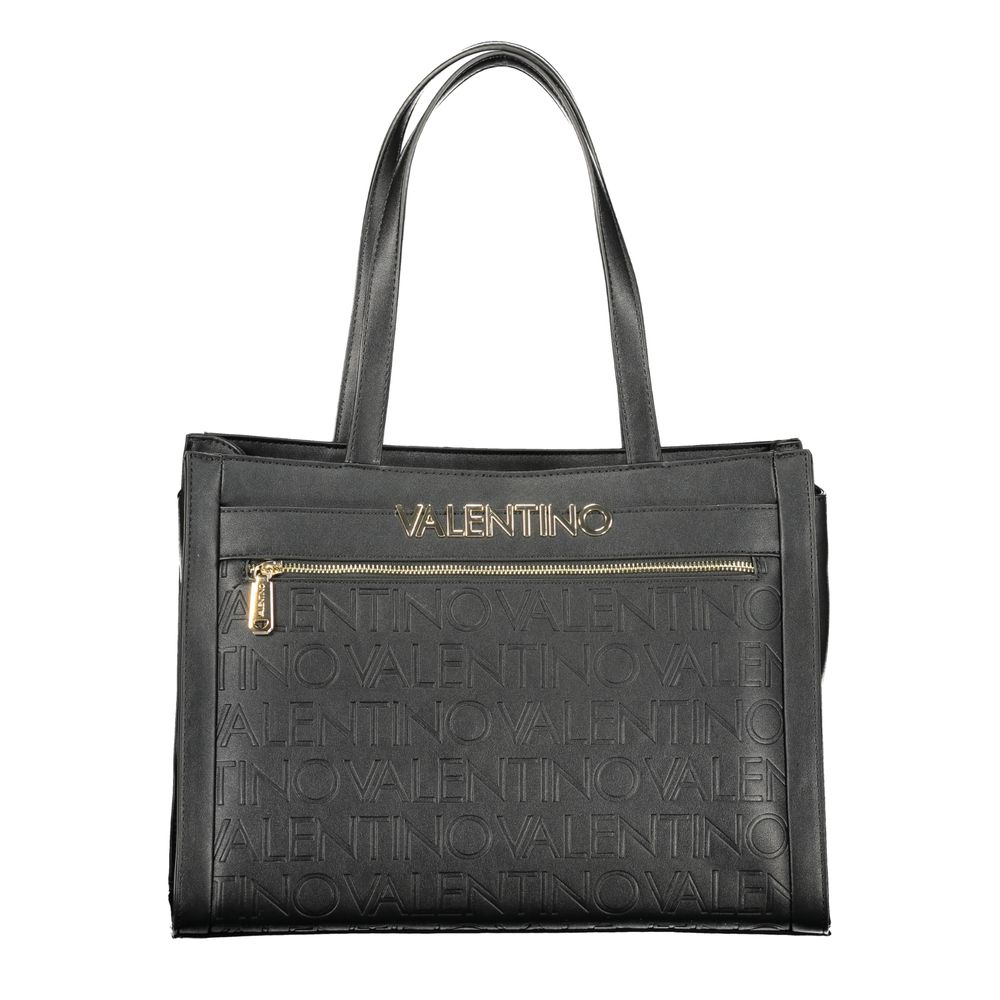 Mario Valentino Black Polyurethane Women's Bag