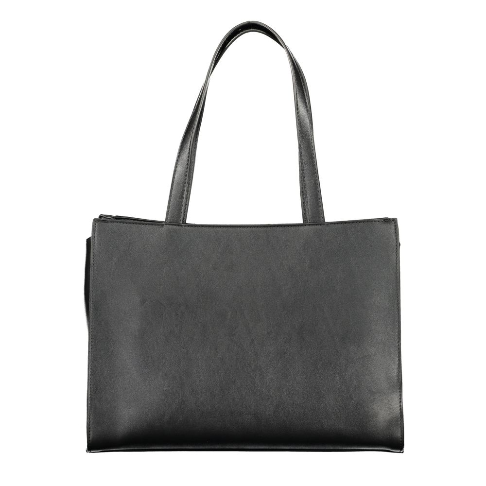 Mario Valentino Black Polyurethane Women's Bag