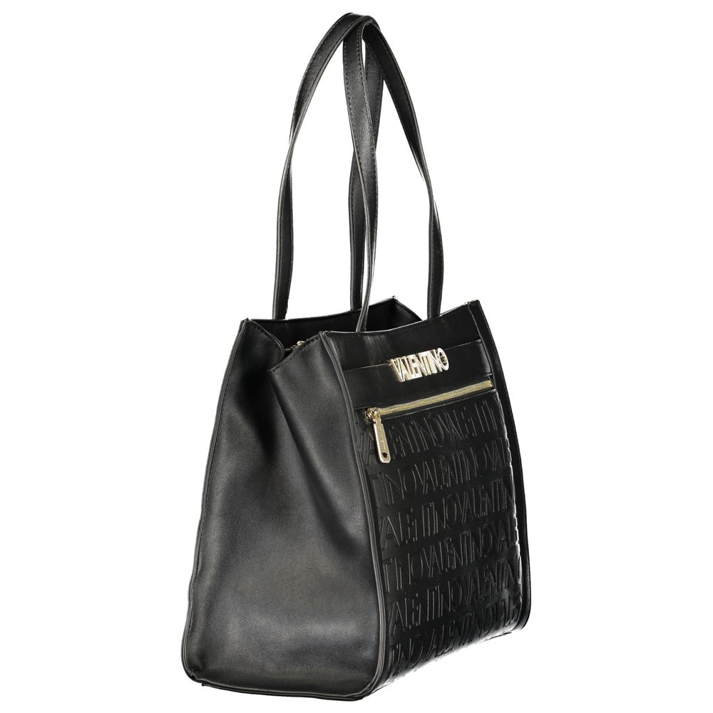 Mario Valentino Black Polyurethane Women's Bag
