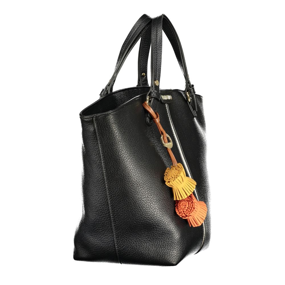 Mario Valentino Schwarze Handtasche aus Polyethylen