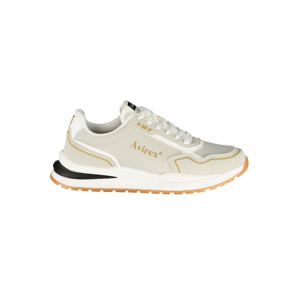 Avirex Men's Grey Polyurethane Sneakers