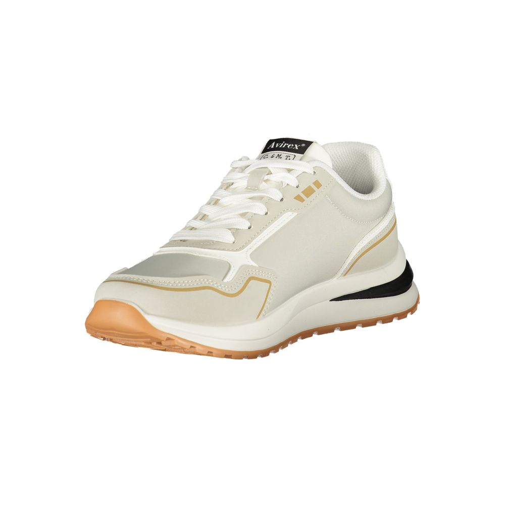 Avirex Men's Grey Polyurethane Sneakers