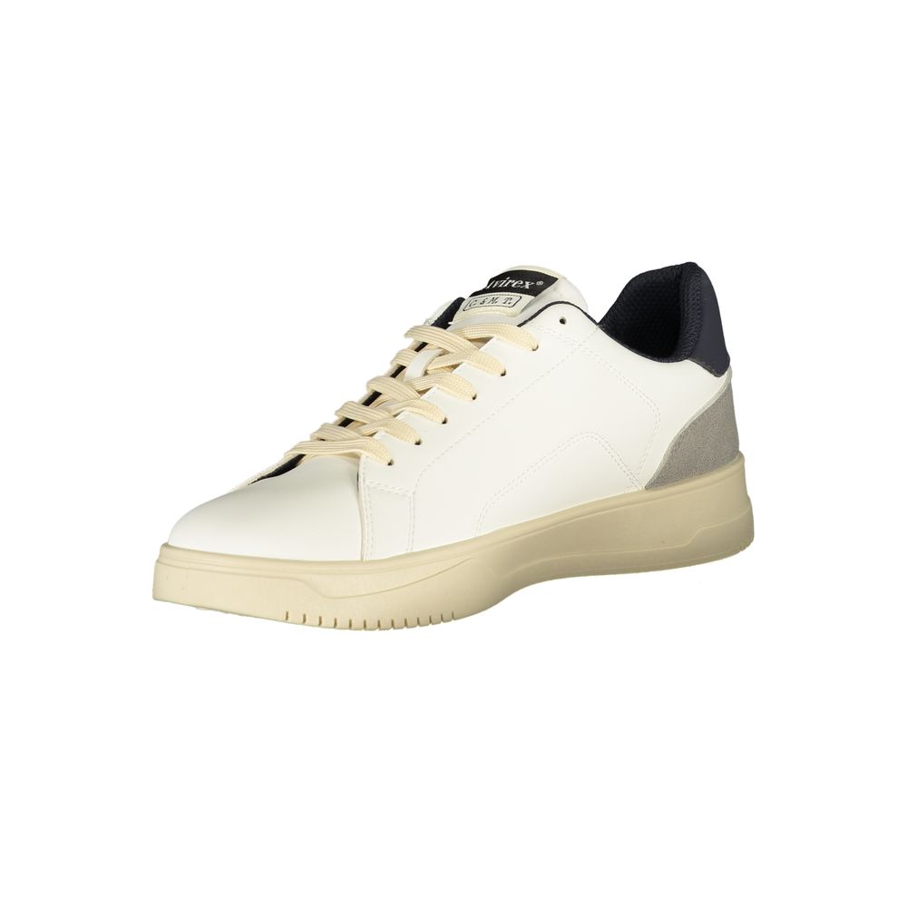 Avirex Herren-Sneaker aus weißem Polyurethan