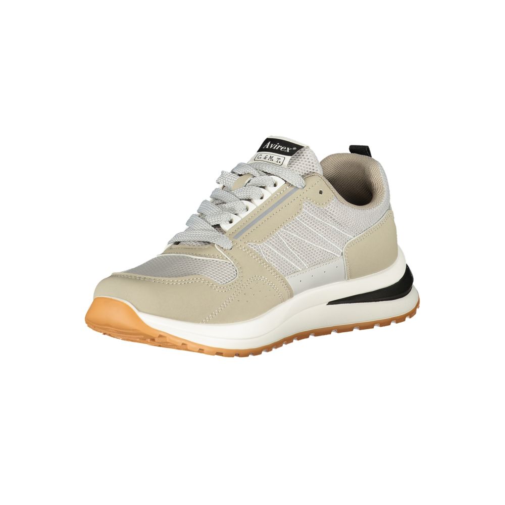 Avirex Grauer Herren-Sneaker aus Polyester