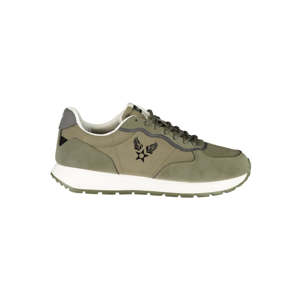 Avirex Grüner Sneaker aus Polyester für Herren