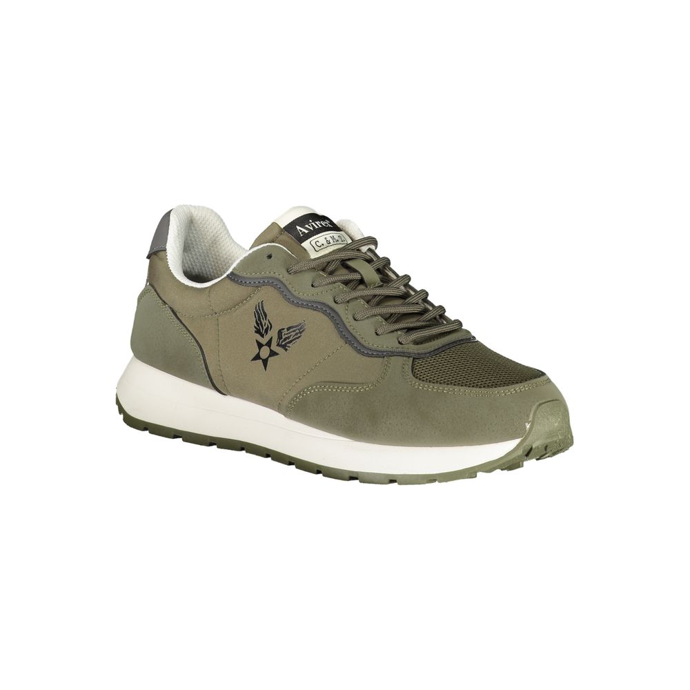 Avirex Grüner Sneaker aus Polyester für Herren