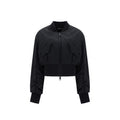 Dolce & Gabbana Schwarzer Bomber aus Acetat
