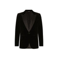 Dolce & Gabbana Schwarzer Baumwoll-Smoking