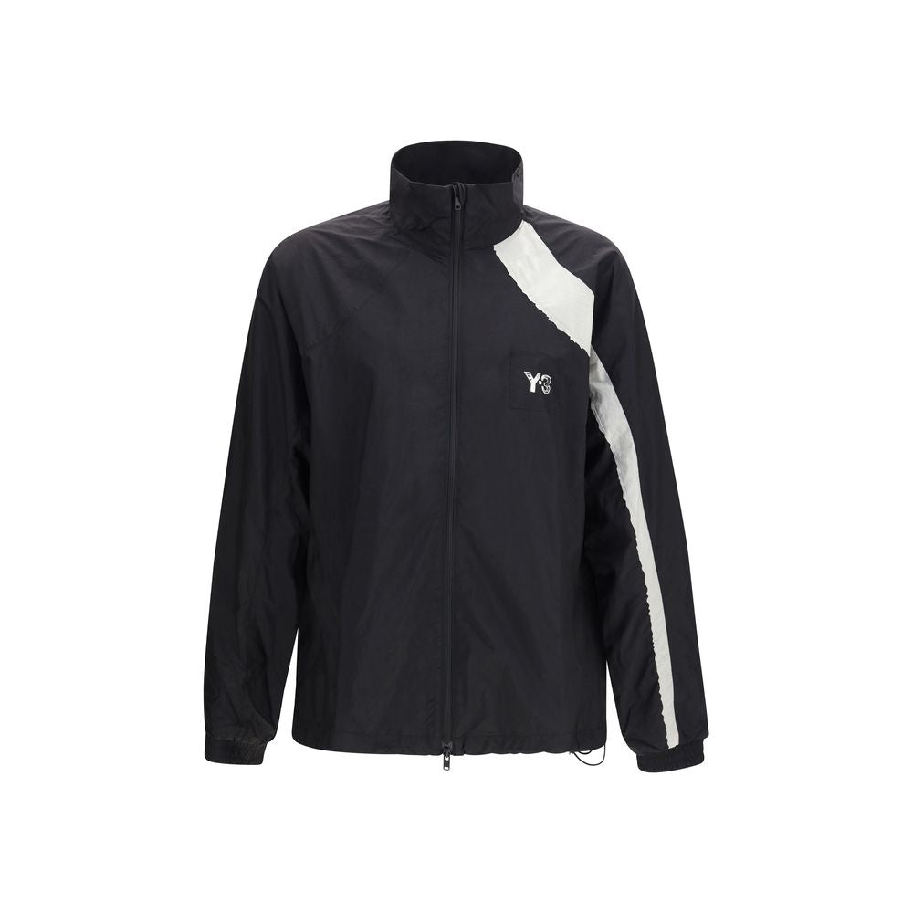 Y-3 Schwarze Nylon-Shell-Jacke