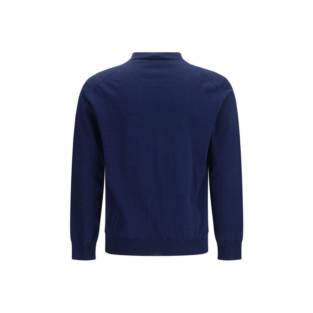 Prada Blue Cotton Sweater