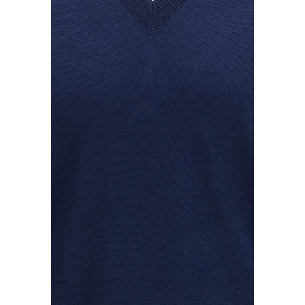 Prada Blue Cotton Sweater