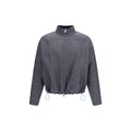 Fendi Blaue Jeansjacke aus Leinen
