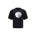 ALPHA INDUSTRIES Schwarzes Baumwoll-T-Shirt