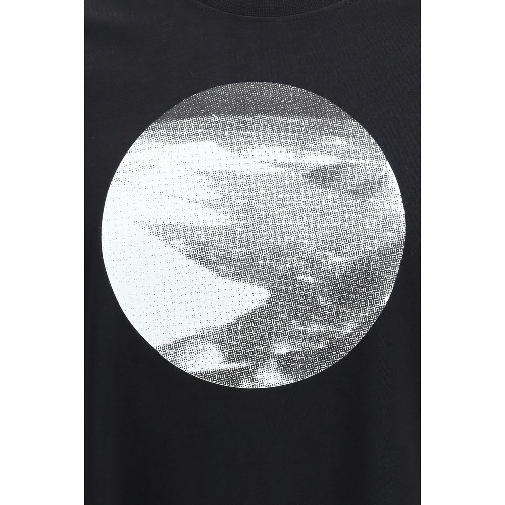 ALPHA INDUSTRIES Schwarzes Baumwoll-T-Shirt