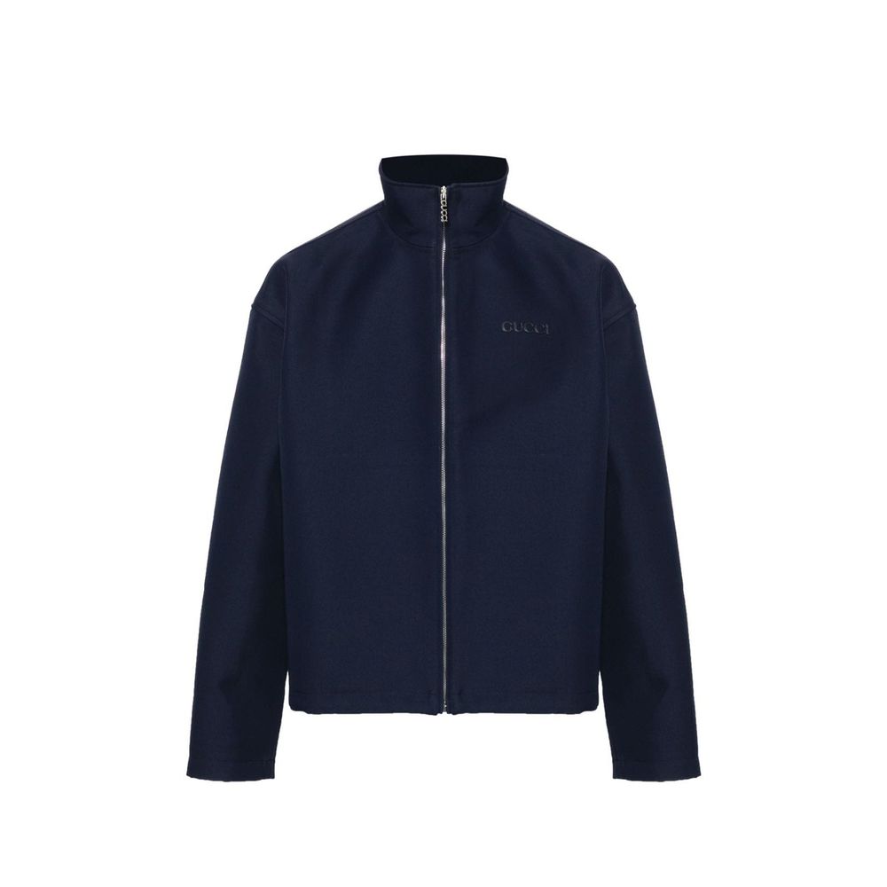 Gucci Blaue Marabou Kleidung