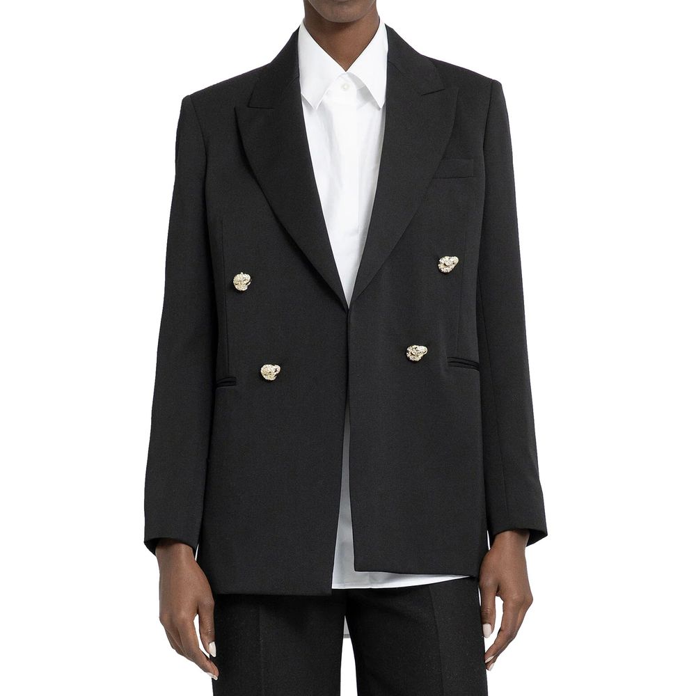 Lanvin Black Pure Virgin Wool Blazer