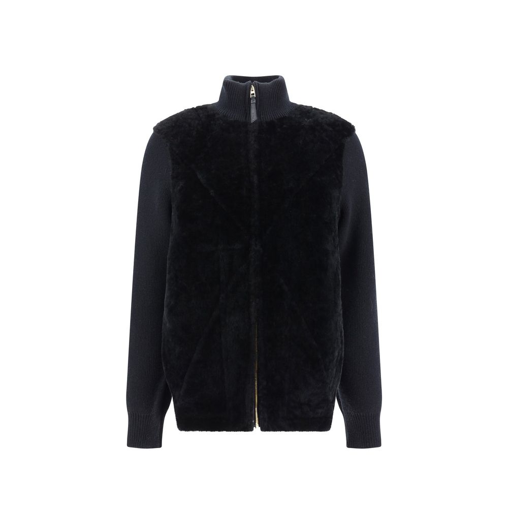 Loewe Black Lambskin Coat