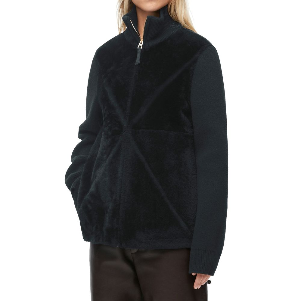 Loewe Black Lambskin Coat
