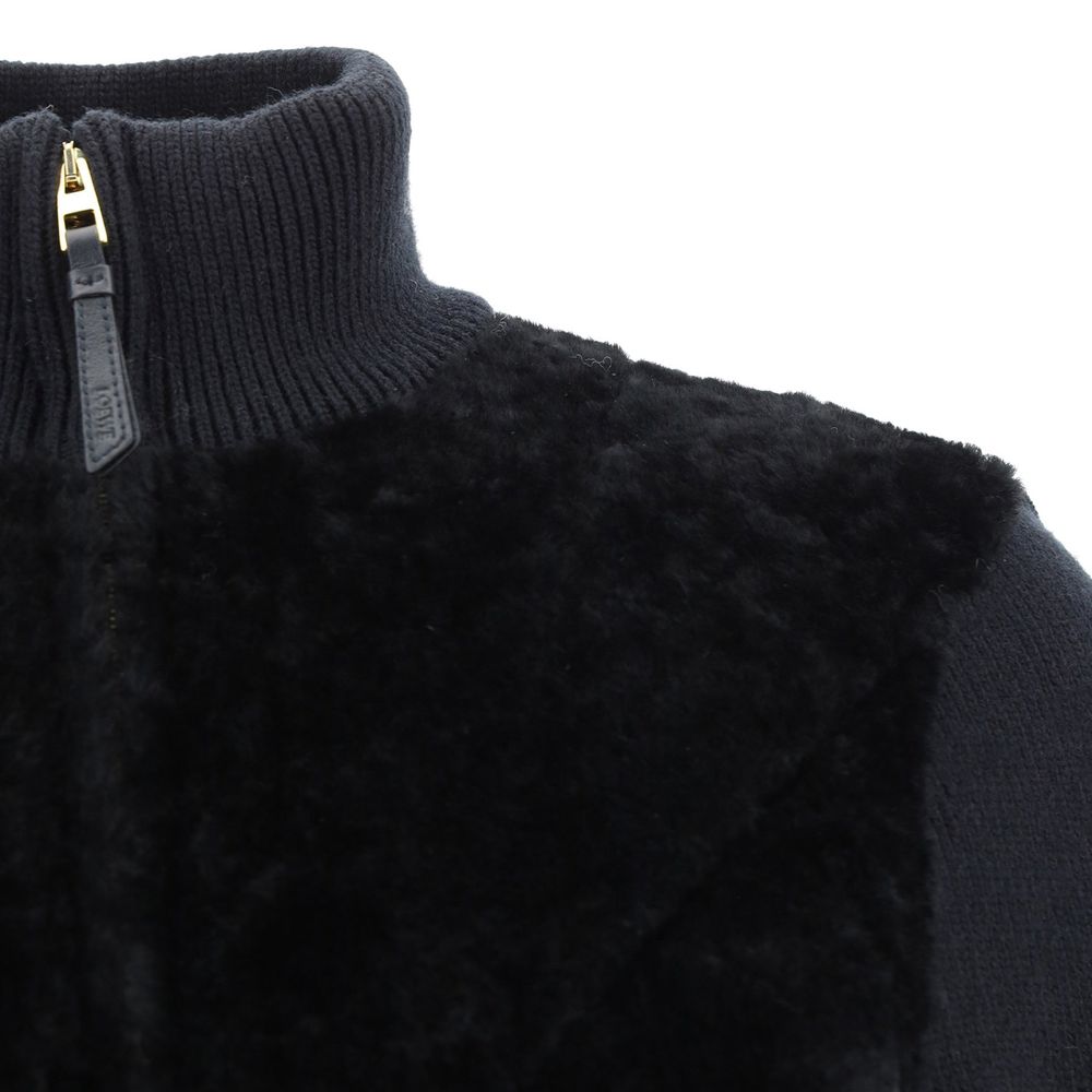 Loewe Black Lambskin Coat