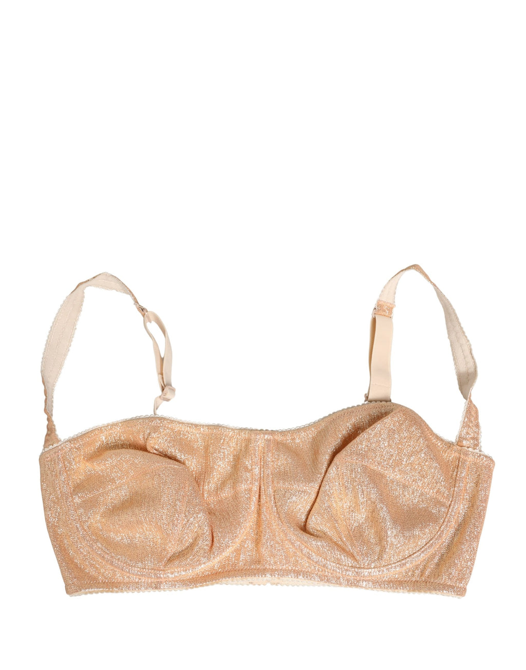 Dolce & Gabbana Beige Halbgepolsterter Bügel-Balkonett-BH