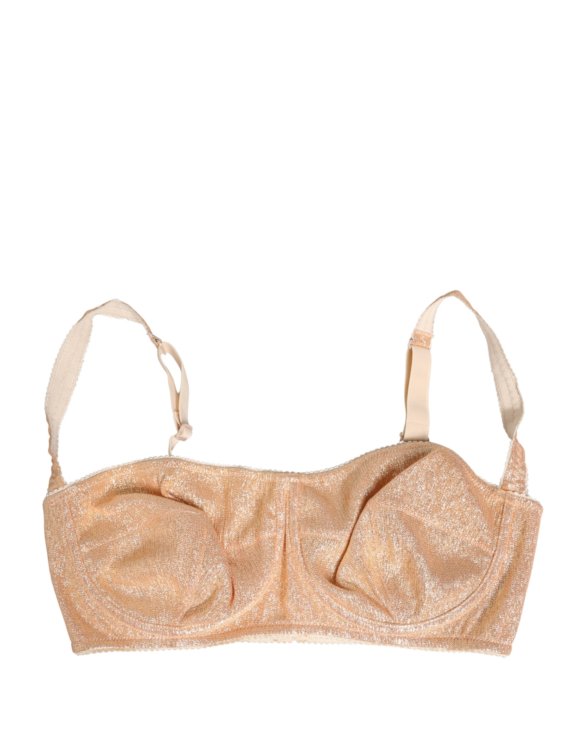 Dolce & Gabbana Beige Halbgepolsterter Bügel-Balkonett-BH