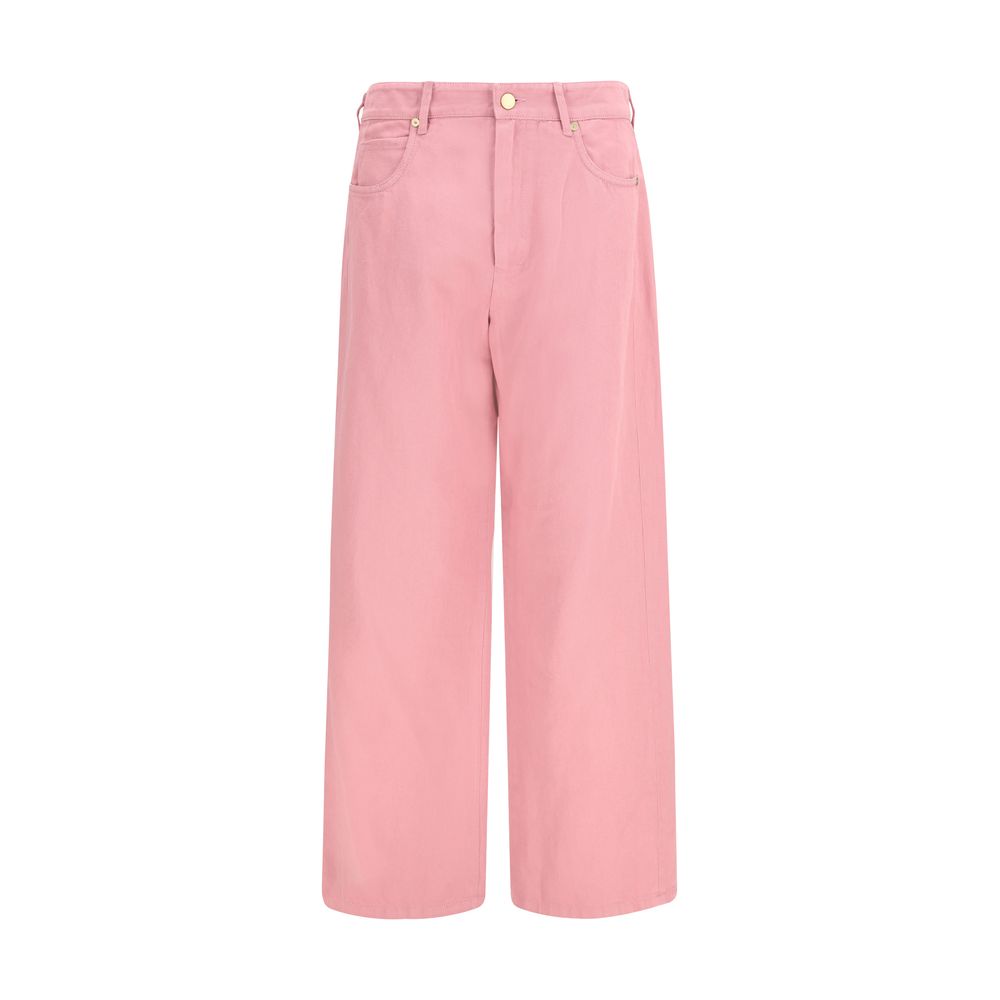 'S Max Mara Multicolor Cotton Casual Trousers