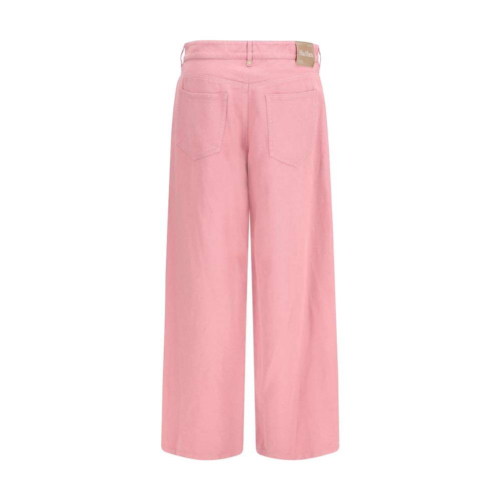 'S Max Mara Multicolor Cotton Casual Trousers
