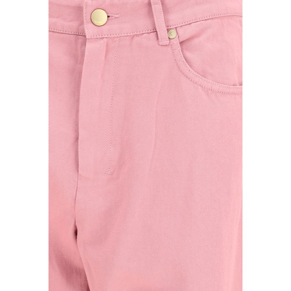'S Max Mara Multicolor Cotton Casual Trousers