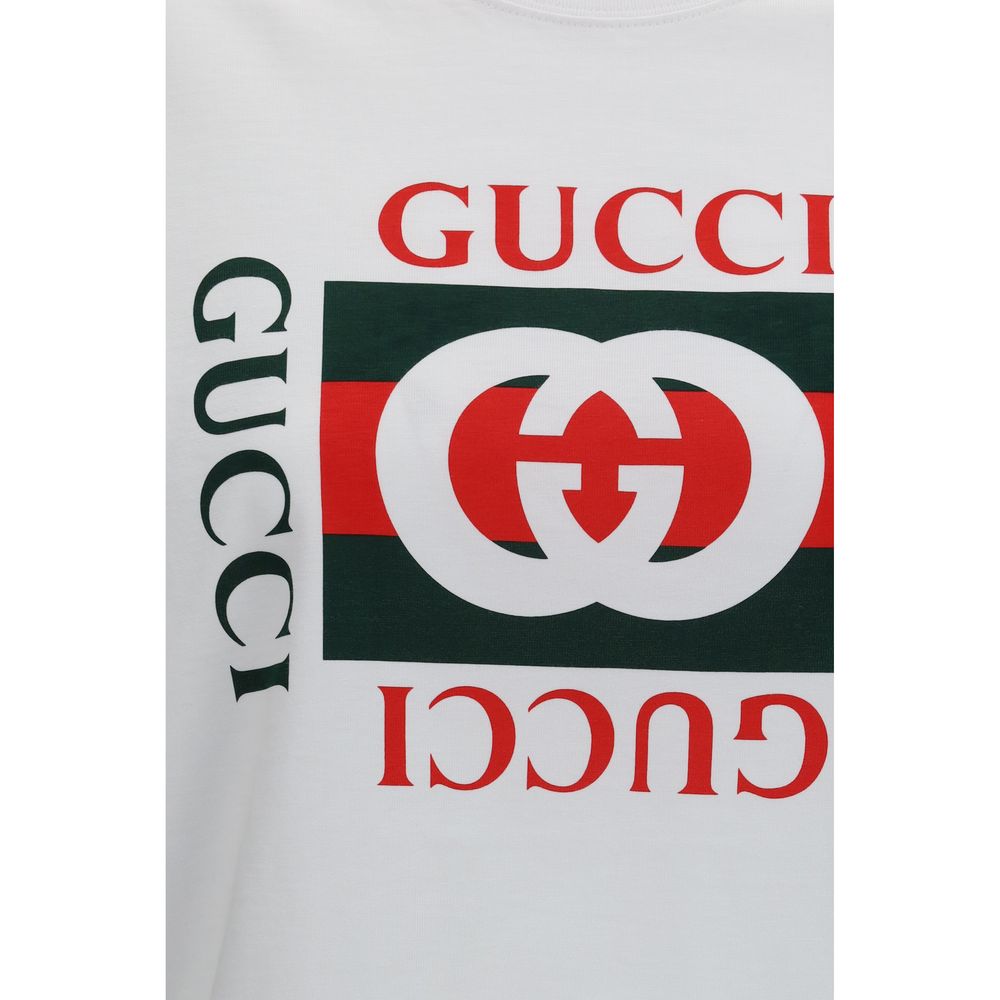 Gucci Weißes Baumwoll-T-Shirt