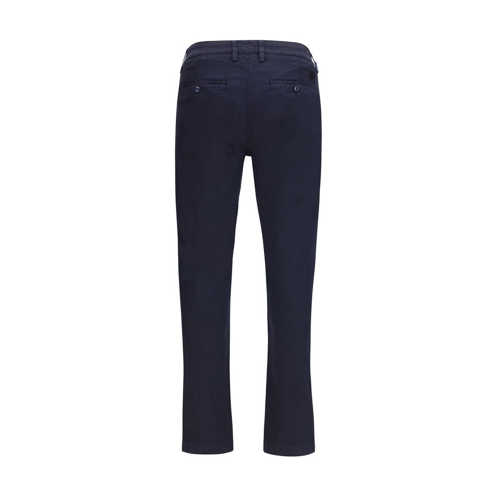 Jacob Cohen Blue Cotton Chino Trousers
