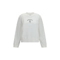 MM6 Weißes Baumwoll-Sweatshirt