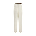 Max Mara Beige Leinen Casual Hose