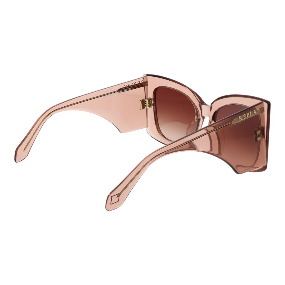 Replay Sonnenbrille aus pinkem Kunststoff