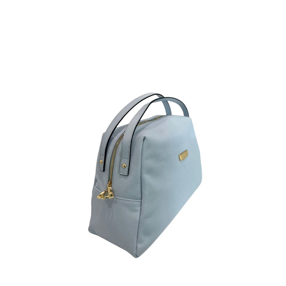 Baldinini Trend Blaue Clutch aus Rindsleder